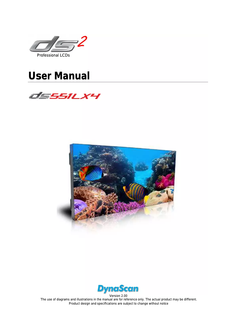 Imagen de la primera página del manual del dispositivo DS551LX4