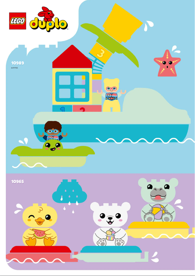 Page n°1 - Manuel utilisateur Lego Duplo 10989