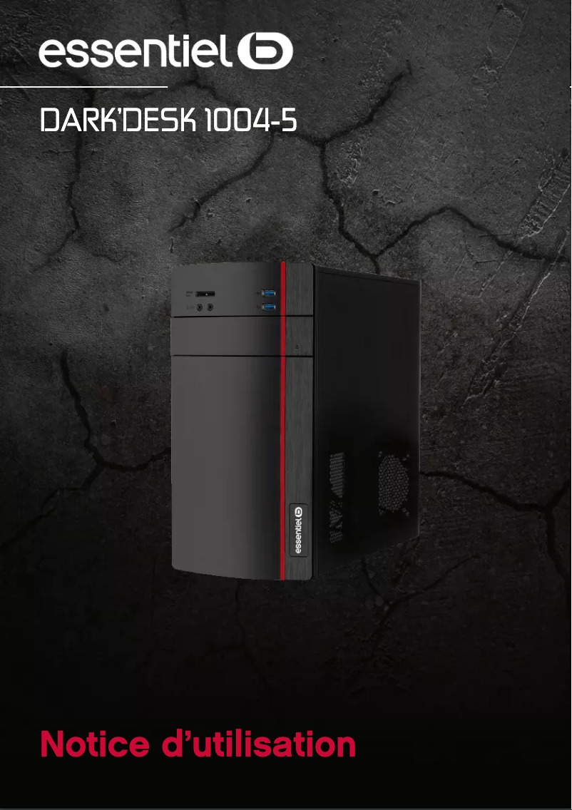 Image de la première page du manuel de l'appareil Dark'Desk 1004-5