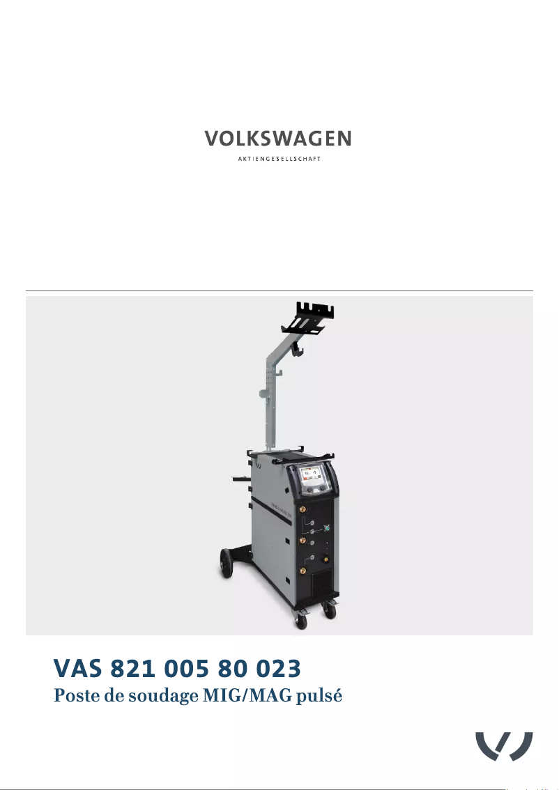 Page 1 de la notice Fiche technique GYS VAS 821 005 80 023