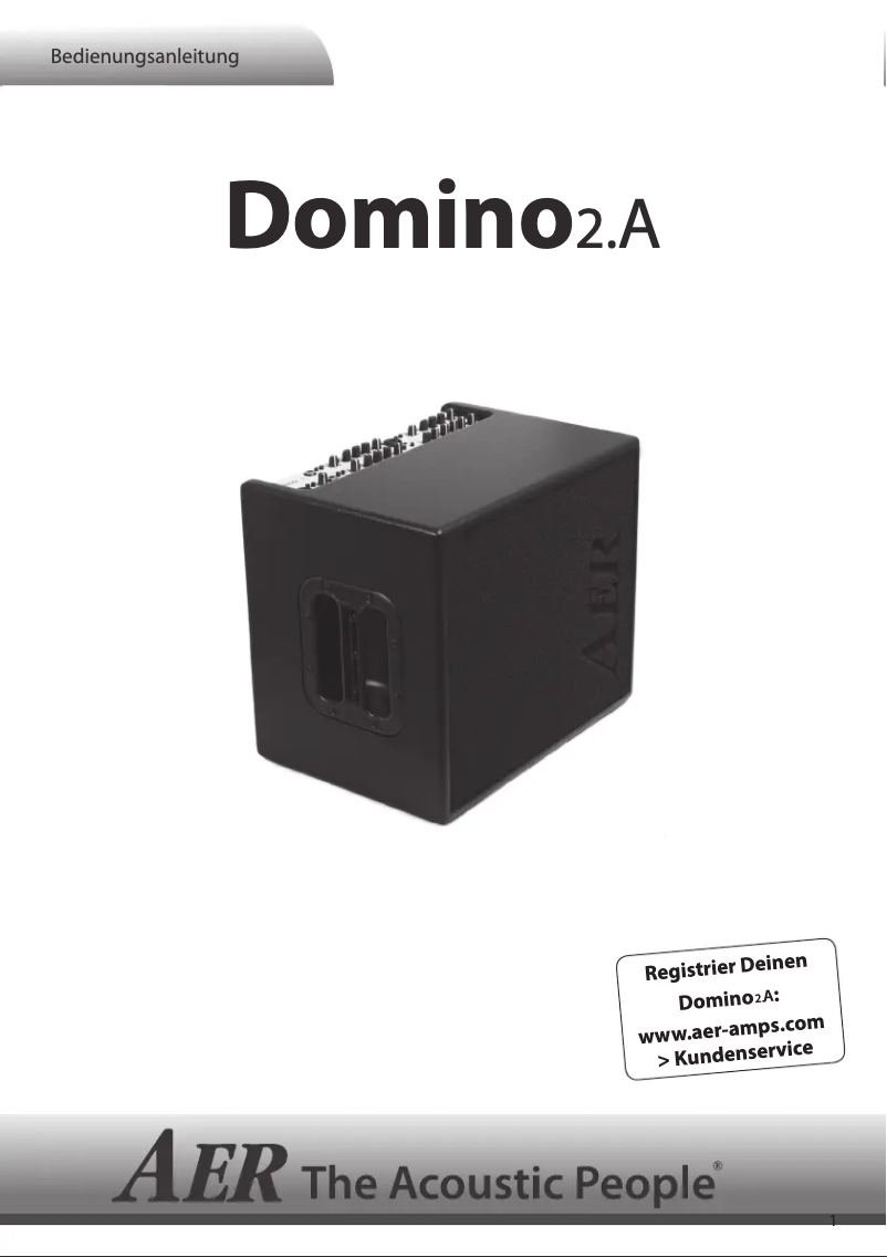 Página 1 del manual Manual de usuario AER Domino 2.A