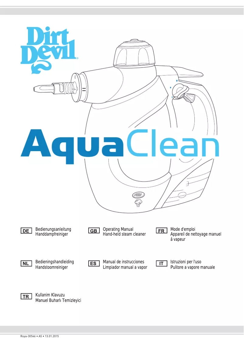 Image de la première page du manuel de l'appareil Aqua Clean M317