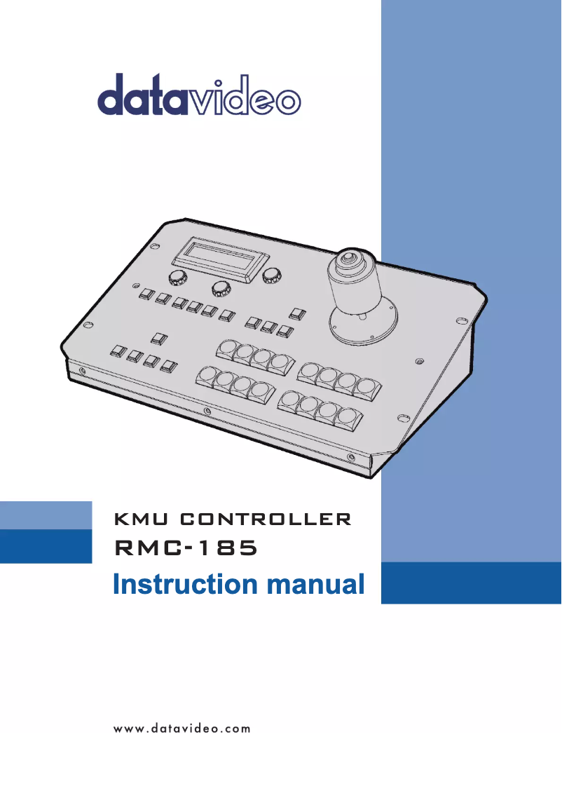 Page n°1 - Manuel utilisateur DataVideo RMC-185