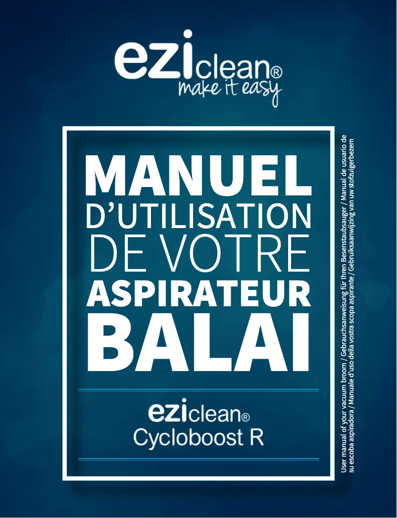 Page n°1 - Manuel utilisateur EZIclean Cycloboost R680 TURBO FLEX