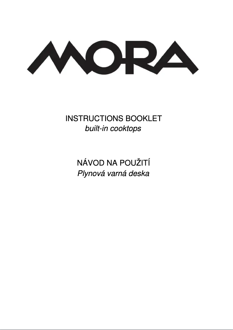 Page 1 de la notice Manuel utilisateur Mora 4344.0002