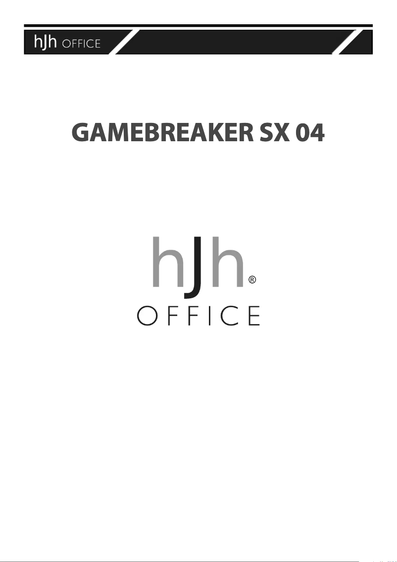Page 1 de la notice Manuel utilisateur HJH Office GAMEBREAKER SX 04