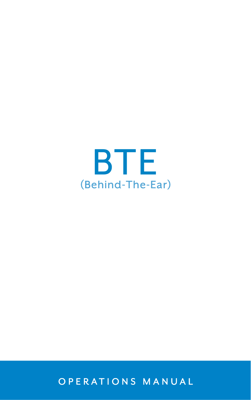 Image de la première page du manuel de l'appareil Muse mini BTE