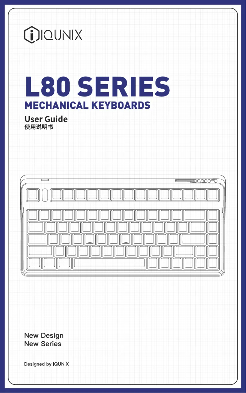 Page n°1 - Manuel utilisateur IQUNIX L80 Formula Wireless