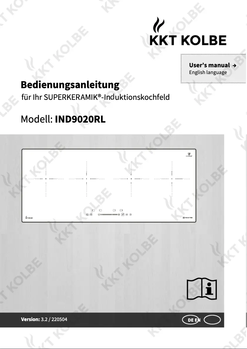 Page 1 de la notice Manuel utilisateur KKT Kolbe IND9020RL