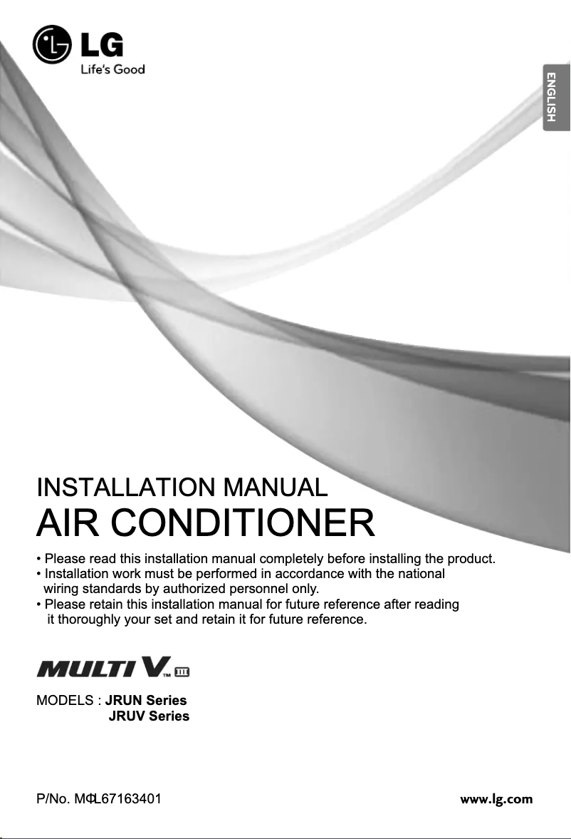 Page n°1 - Manuel utilisateur LG JRUN100LM3
