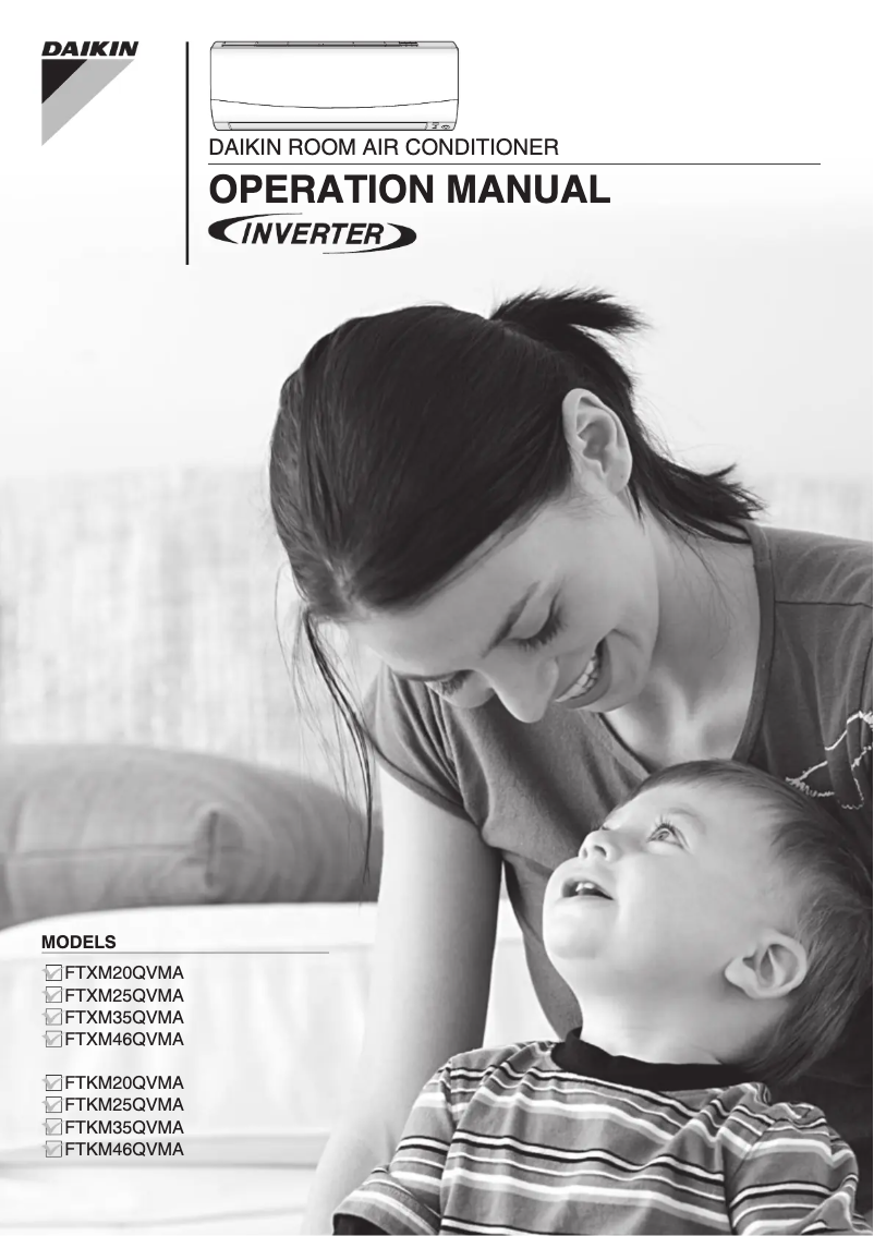 Page 1 de la notice Manuel utilisateur Daikin Cora FTXM25QVMA