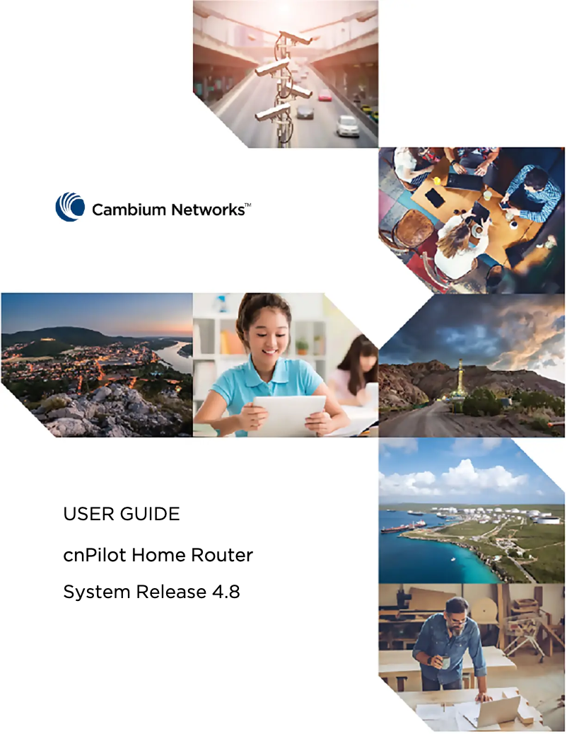 Page n°1 - Manuel utilisateur Cambium Networks cnPilot r195W