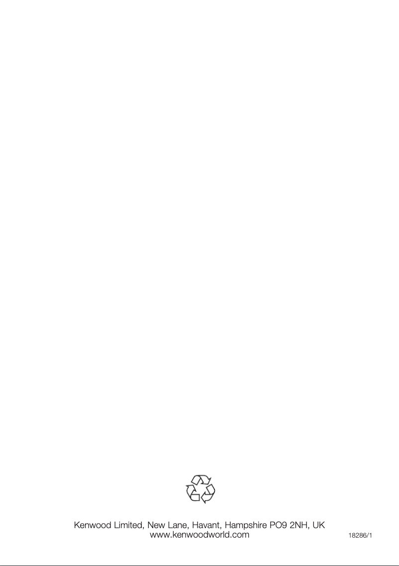 Page 1 de la notice Manuel utilisateur Kenwood kMix HB750