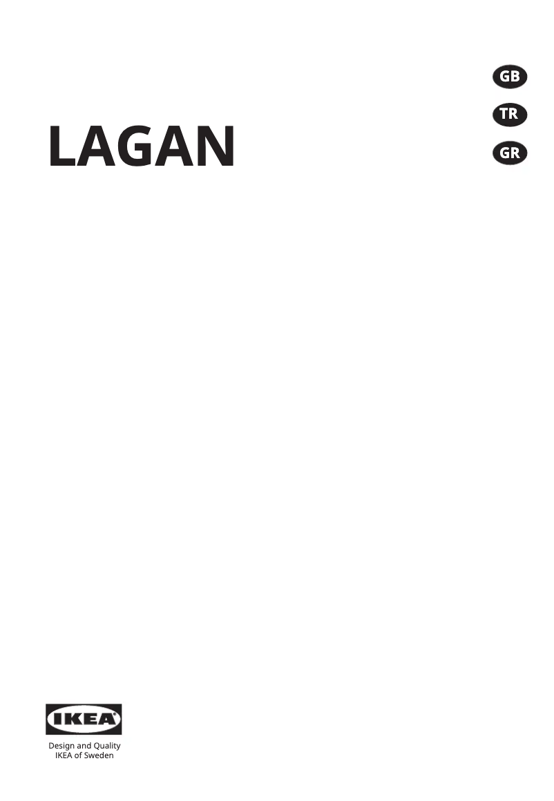 Page 1 de la notice Manuel utilisateur Ikea LAGAN 505.061.01