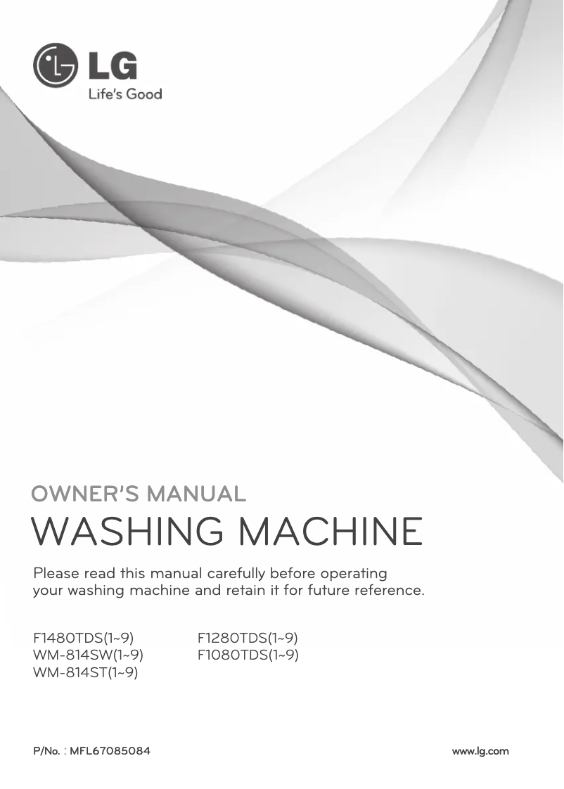 Image de la première page du manuel de l'appareil F1280TDS5