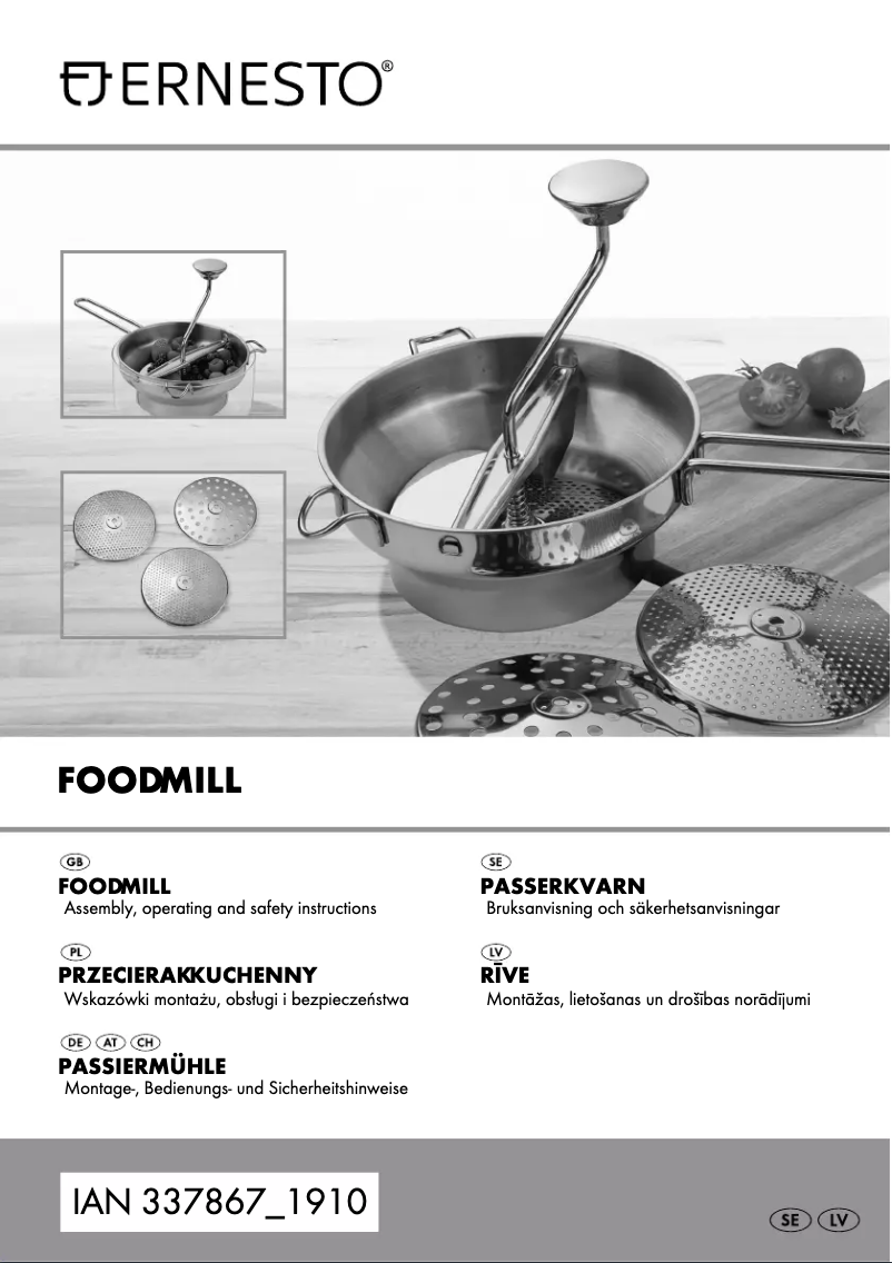 Image de la première page du manuel de l'appareil IAN 352703