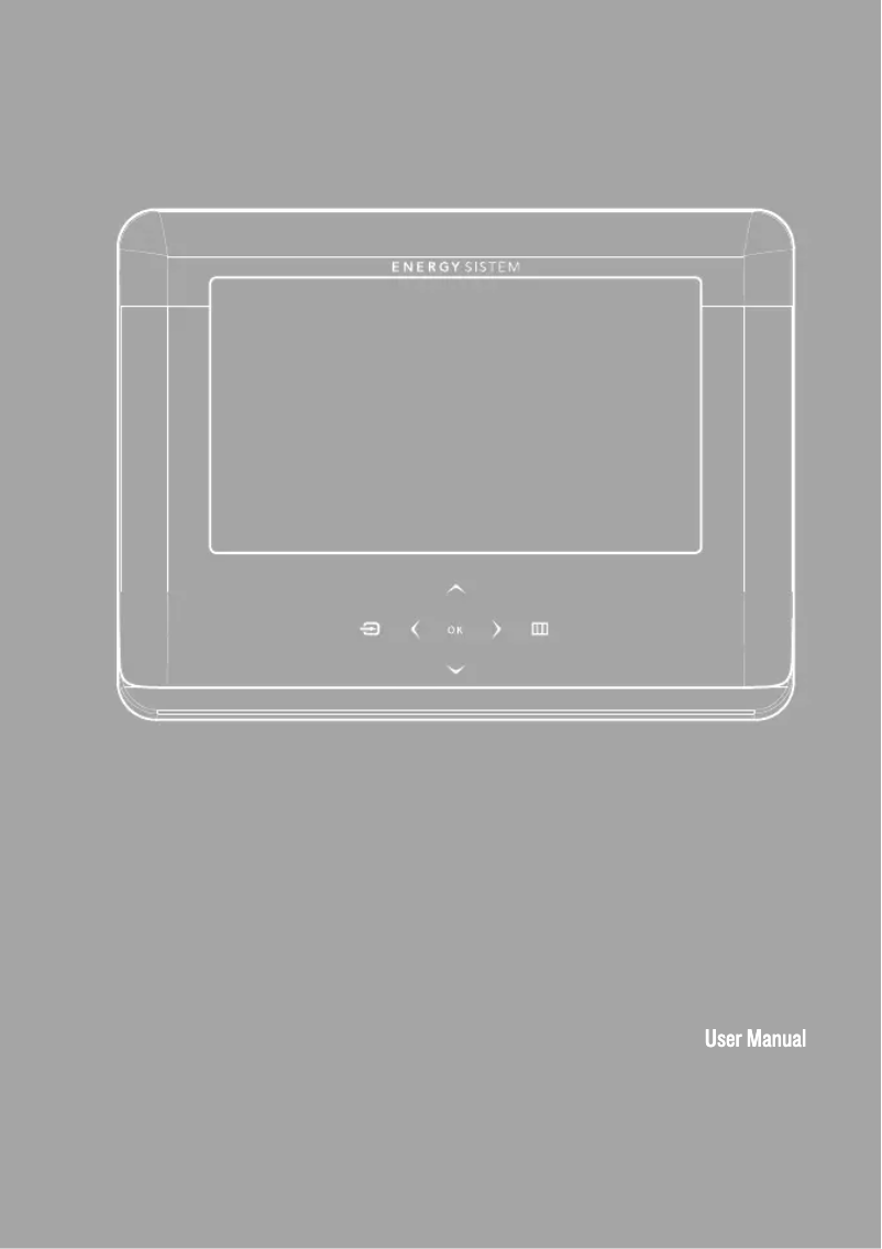 Page n°1 - Manuel utilisateur Energy Sistem M3700 TV Slide
