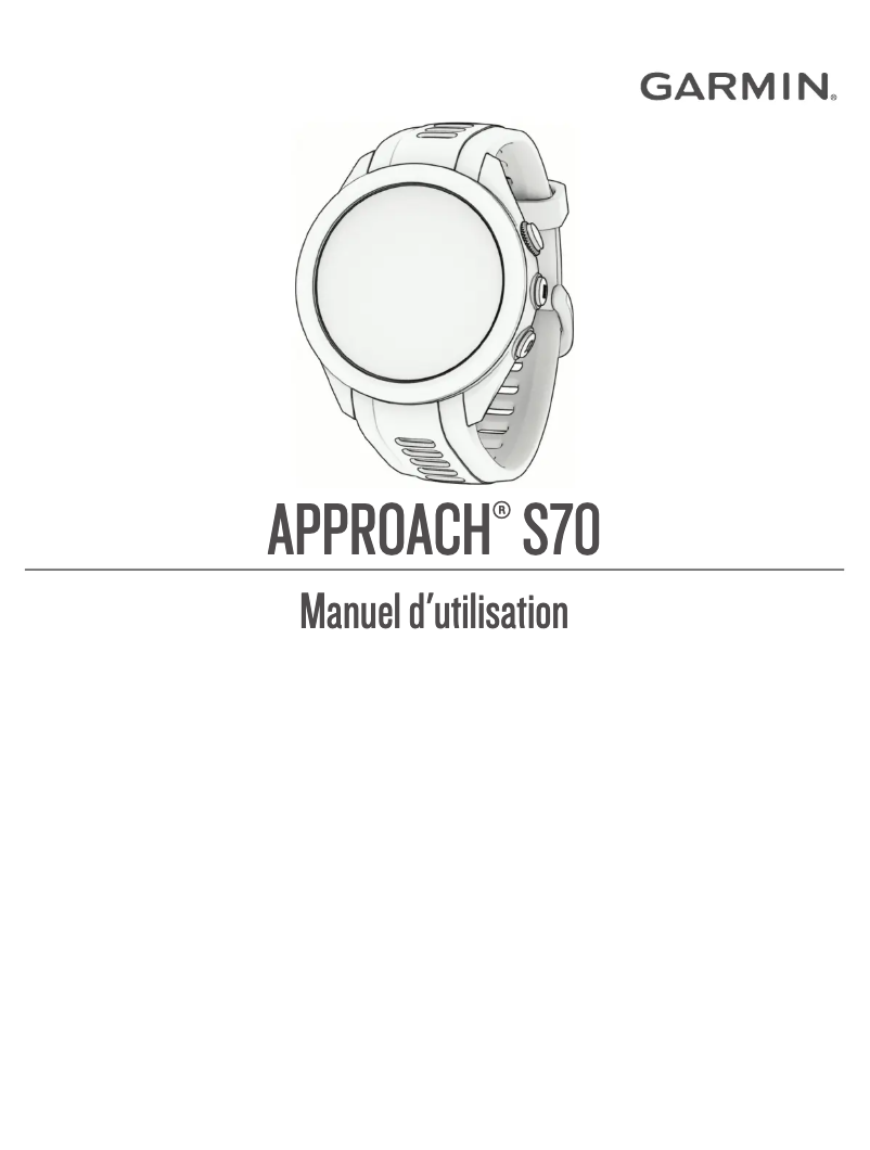 Página 1 del manual Manual de usuario Garmin Approach S70
