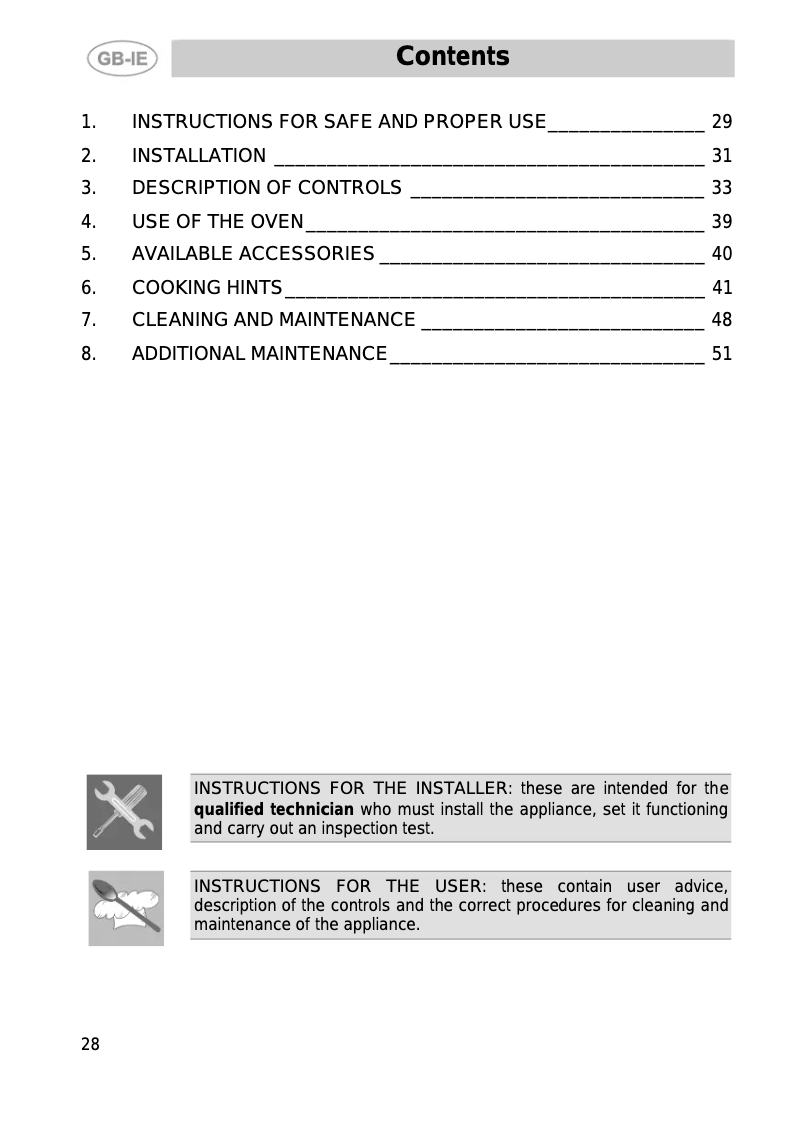 Page 1 de la notice Manuel utilisateur Smeg S 709 X 7