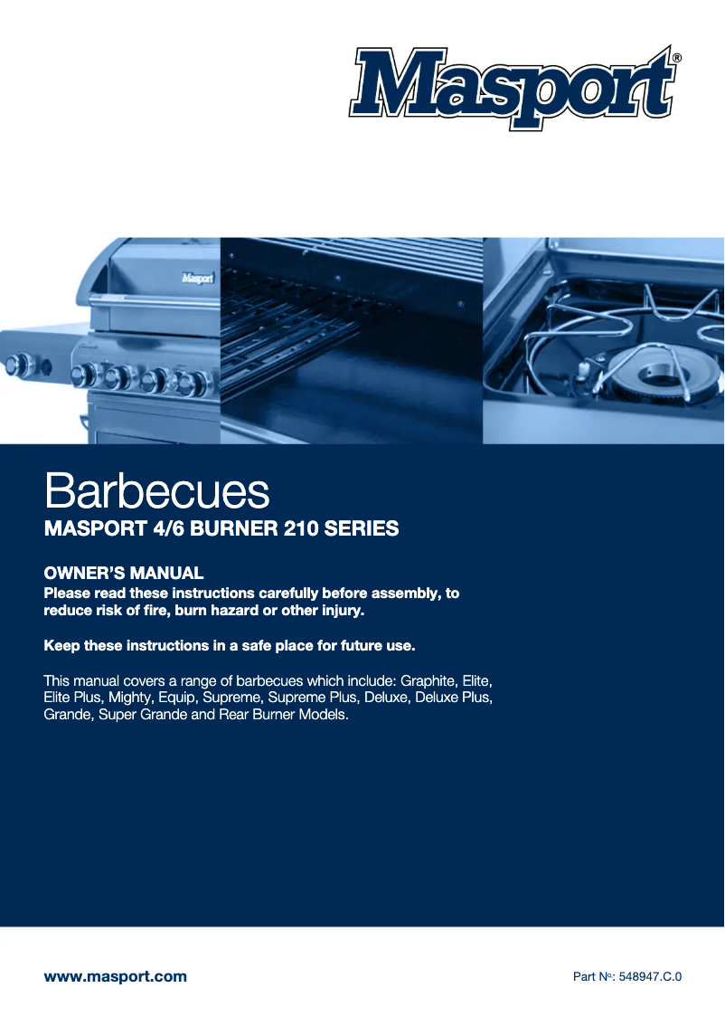 Página 1 del manual Manual de usuario Masport Mighty