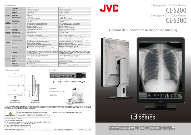 Page 1 de la notice Manuel utilisateur JVC CL-S200