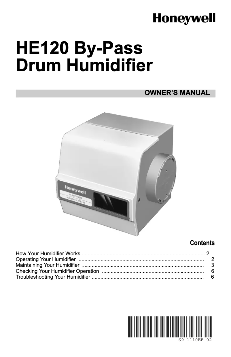 Image de la première page du manuel de l'appareil HE120A1010