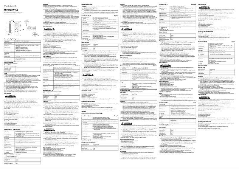 Image de la première page du manuel de l'appareil FNTR10CWT40