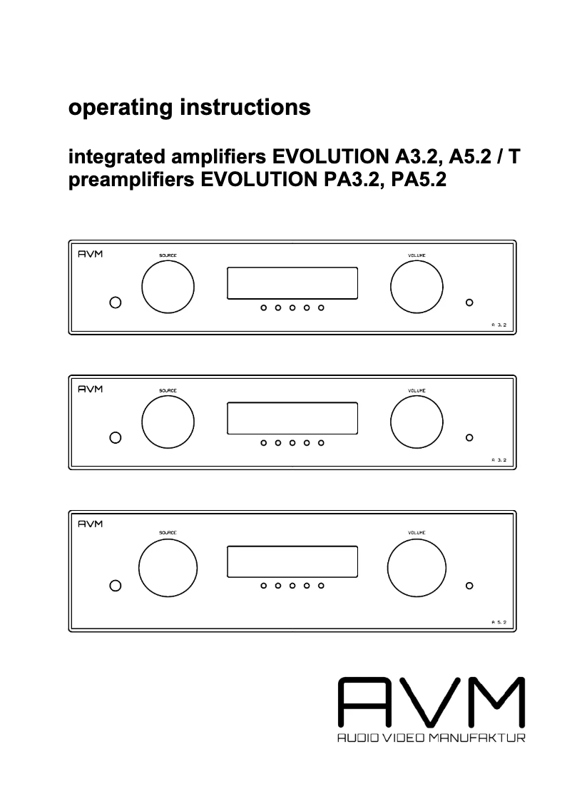 Imagen de la primera página del manual del dispositivo Evolution 3.2