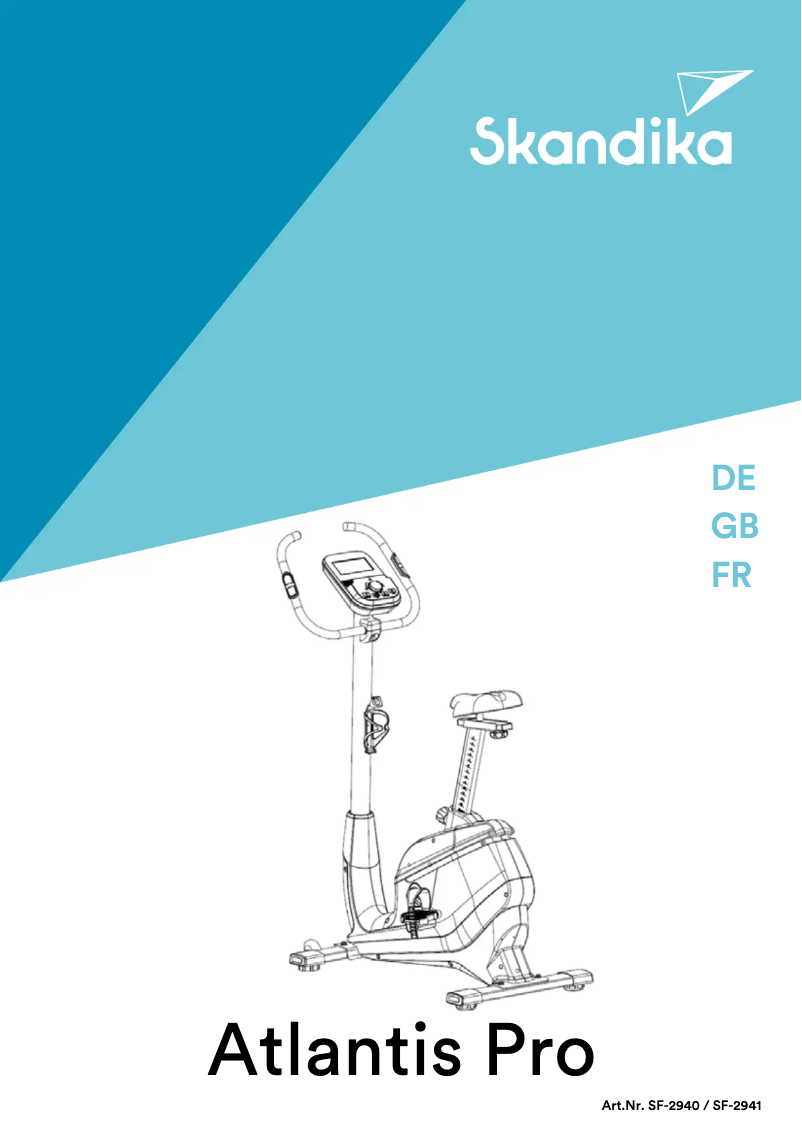 Page n°1 - Manuel utilisateur Skandika Atlantis Pro