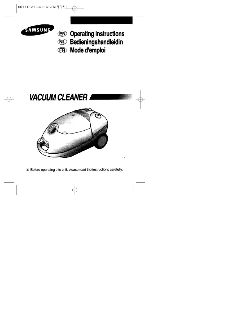 Page 1 de la notice Manuel utilisateur Samsung VC-7413V