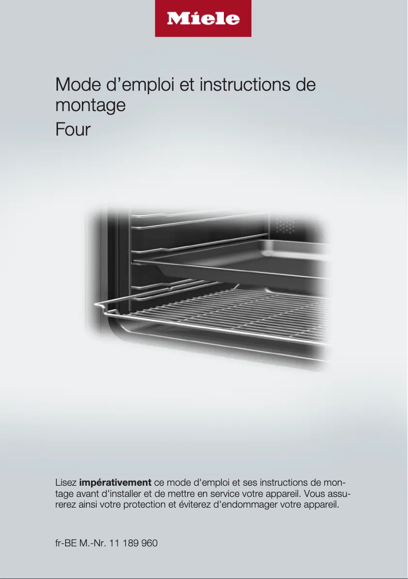 Page n°1 - Mode d'emploi Miele H 2765 BP