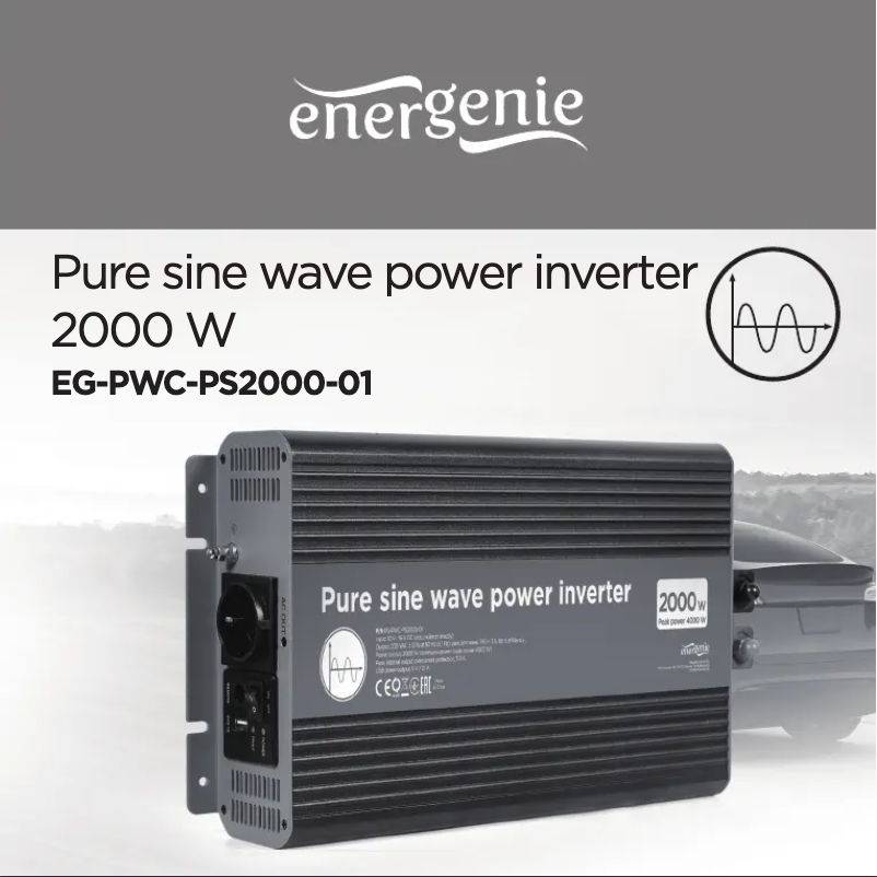 Page 1 de la notice Manuel utilisateur EnerGenie EG-PWC-PS2000-01