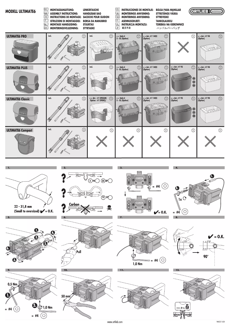 Image de la première page du manuel de l'appareil Ultimate 6 S Plus