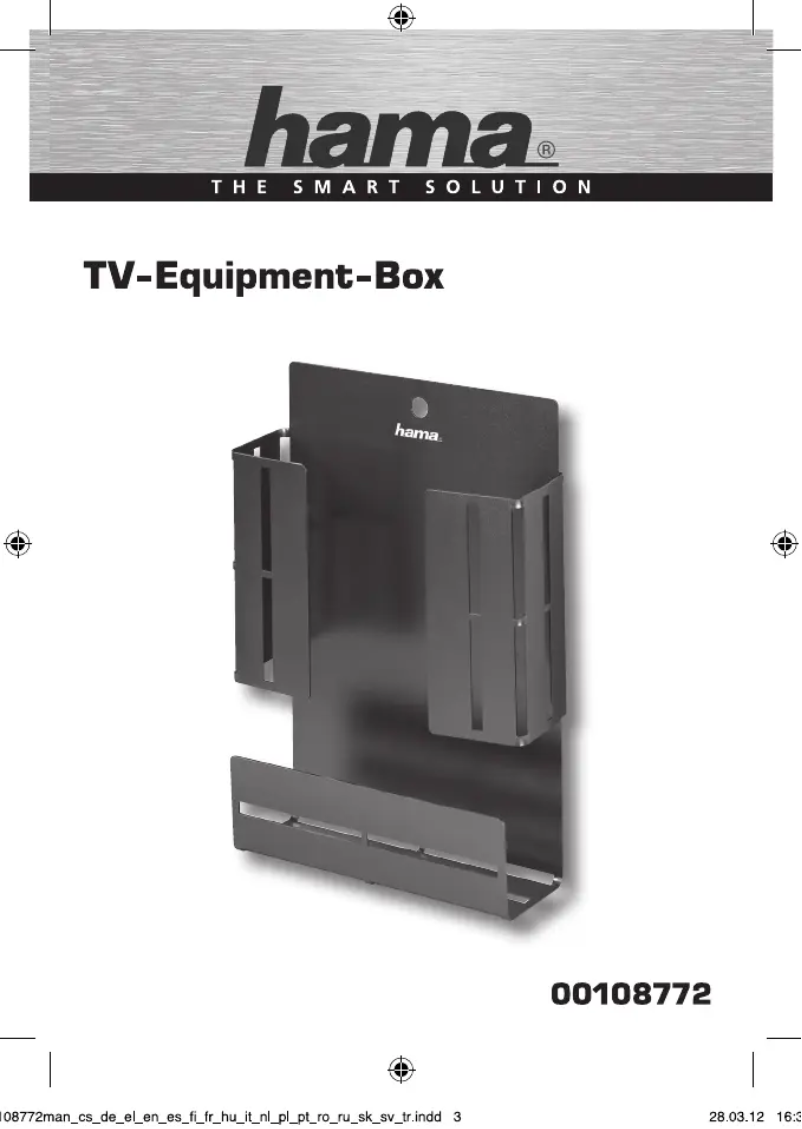 Página 1 del manual Manual de usuario Hama 00108772