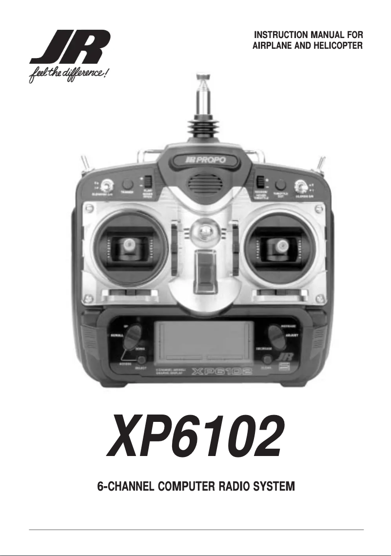 Image de la première page du manuel de l'appareil XP6102