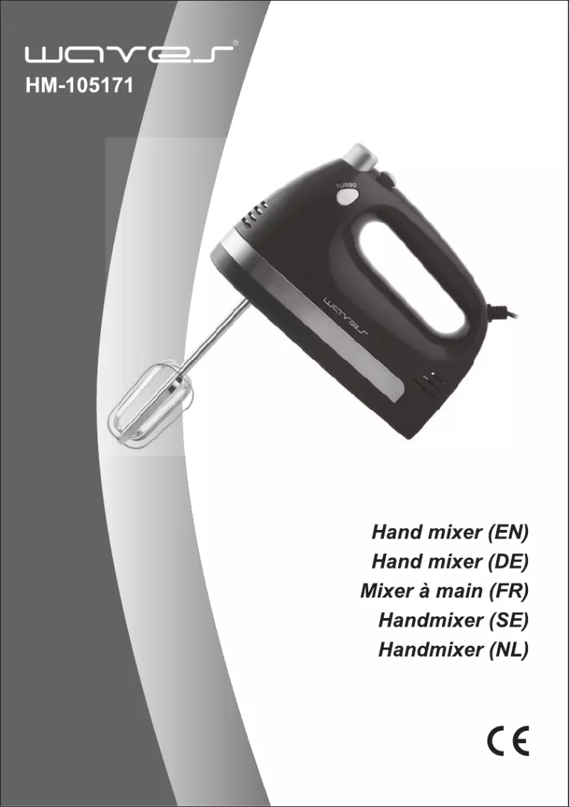 Page 1 of the manual User Manual Waves HM-105171