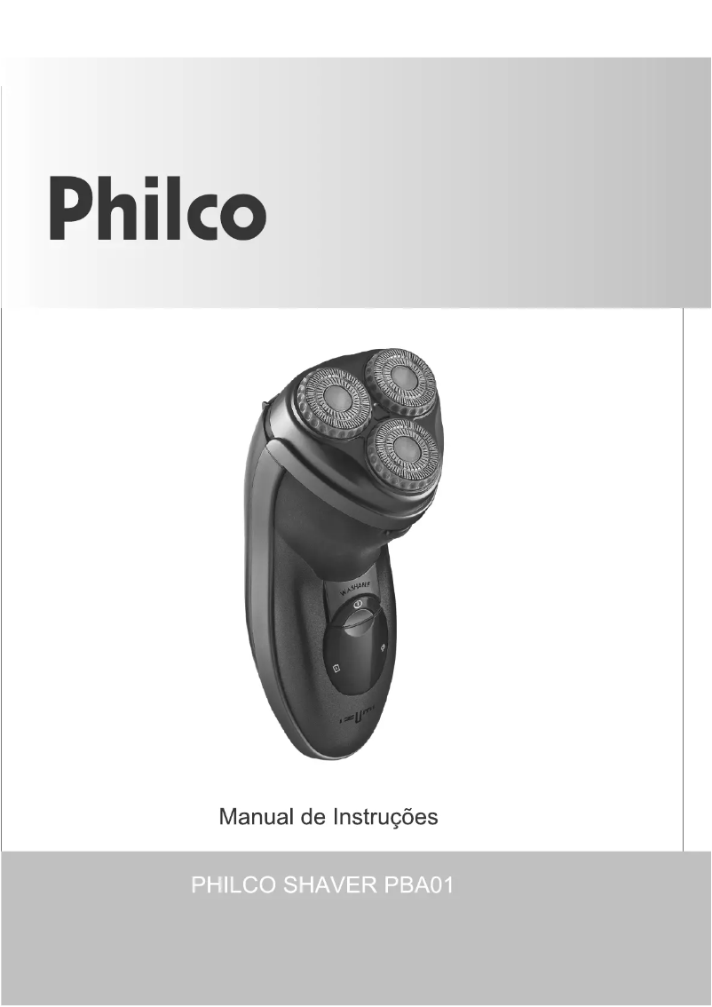 Page n°1 - Manuel utilisateur Philco PBA01