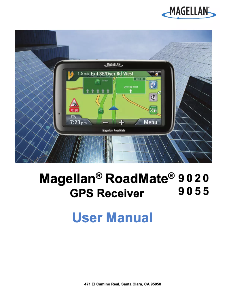 Page n°1 - Manuel utilisateur Magellan RoadMate 9020