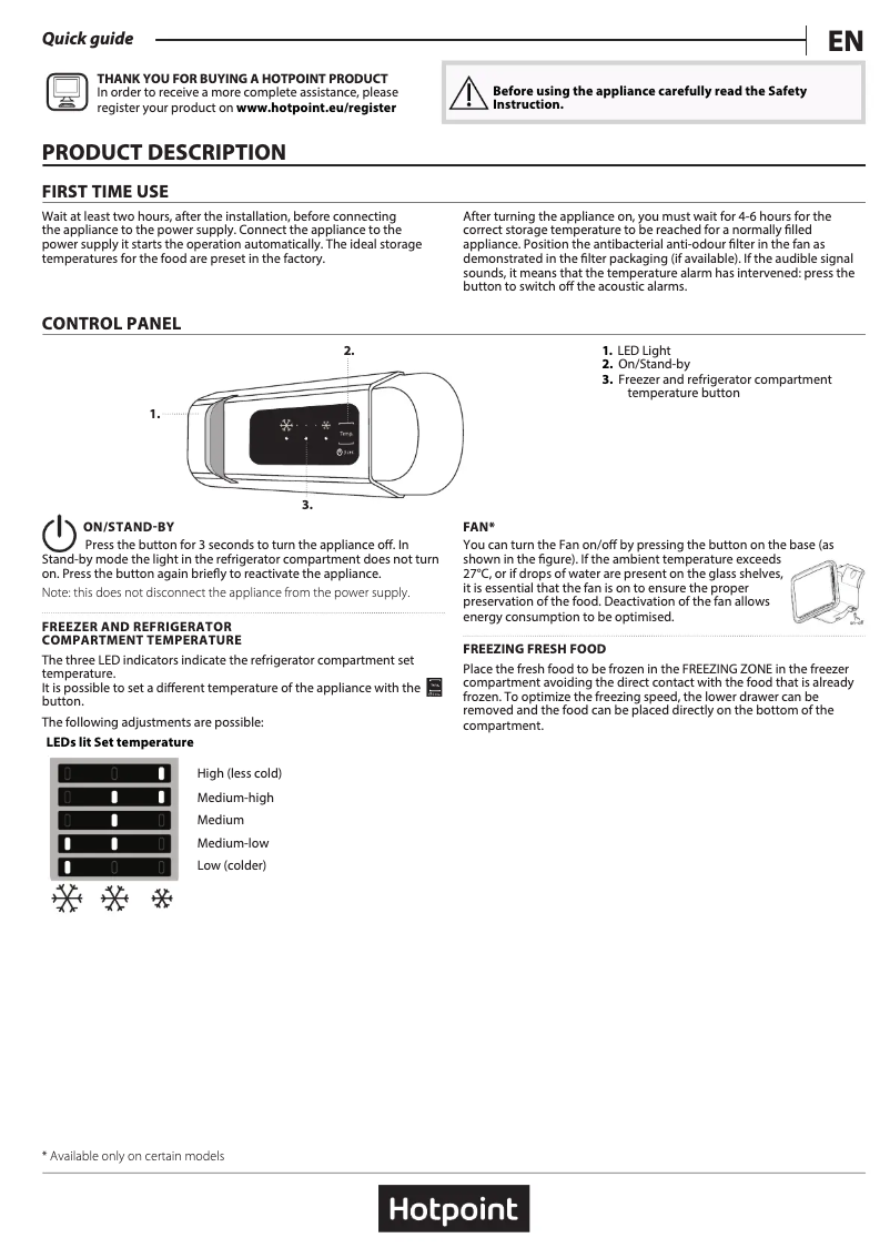 Page n°1 - Manuel utilisateur Hotpoint HMCB 70301 UK