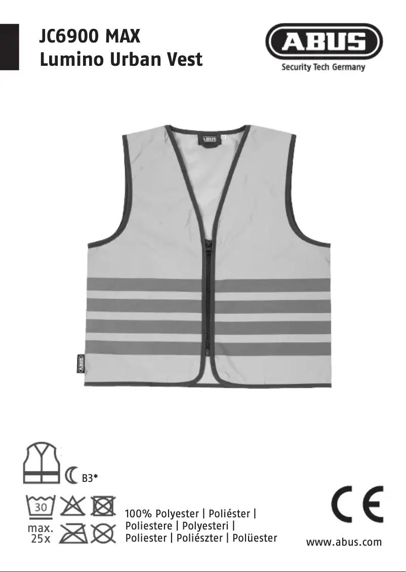 Image de la première page du manuel de l'appareil MAX JC6900