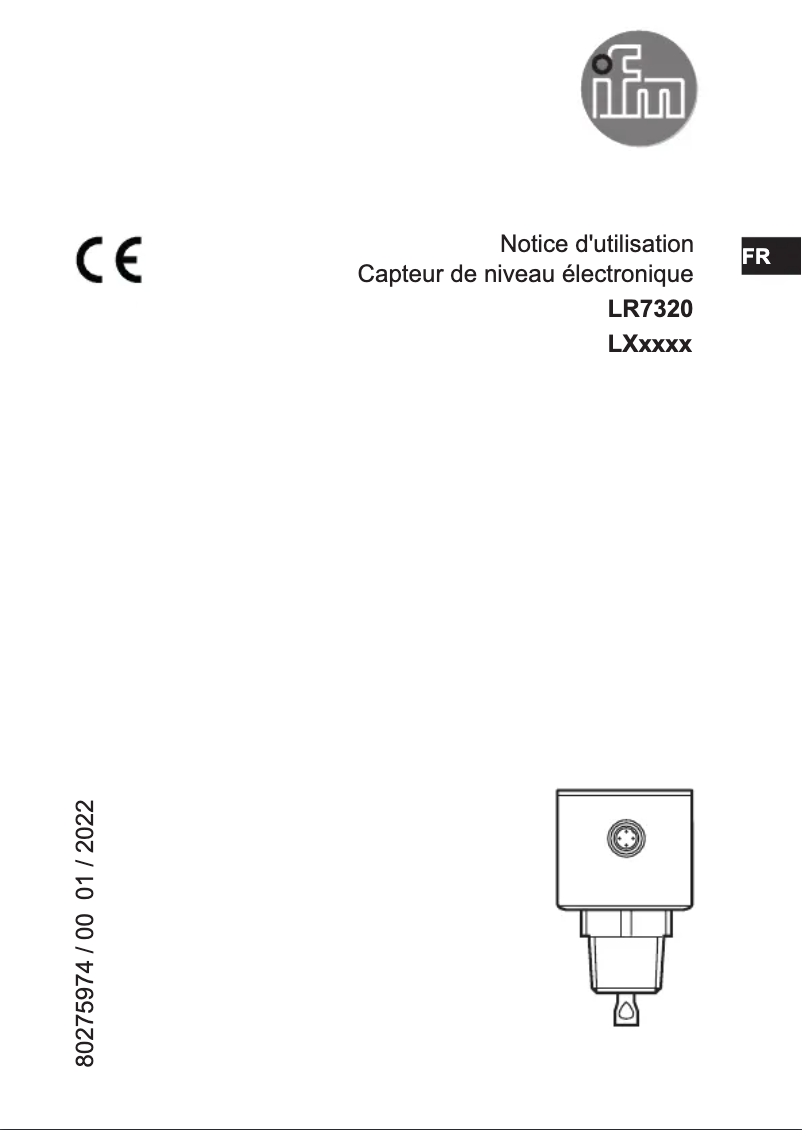 Imagen de la primera página del manual del dispositivo LR7320