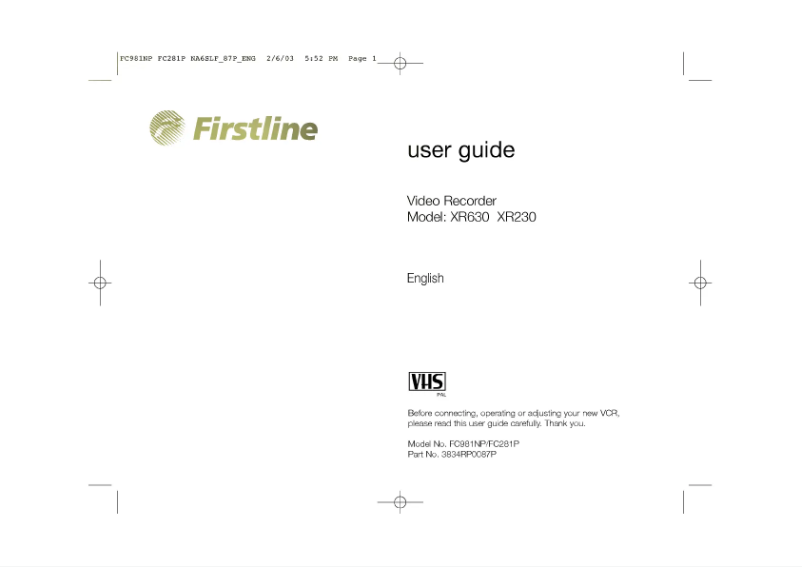 Página 1 del manual Manual de usuario LG FC281P