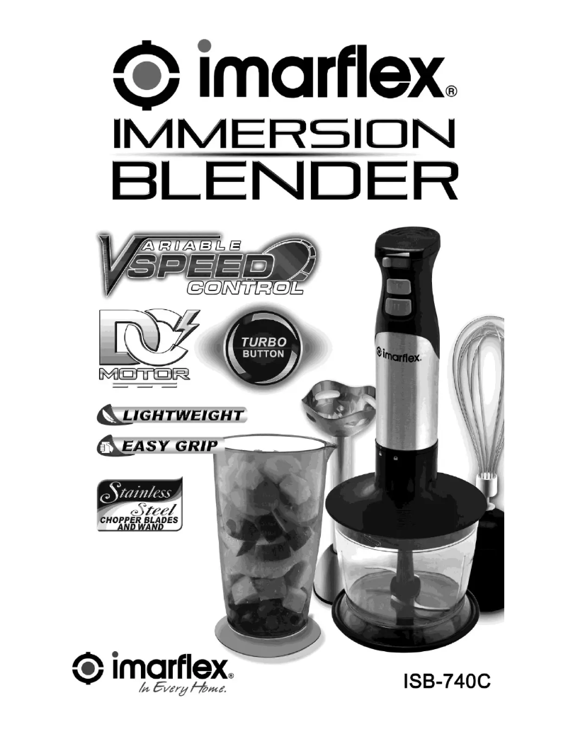 Page 1 de la notice Manuel utilisateur Imarflex ISB-740C