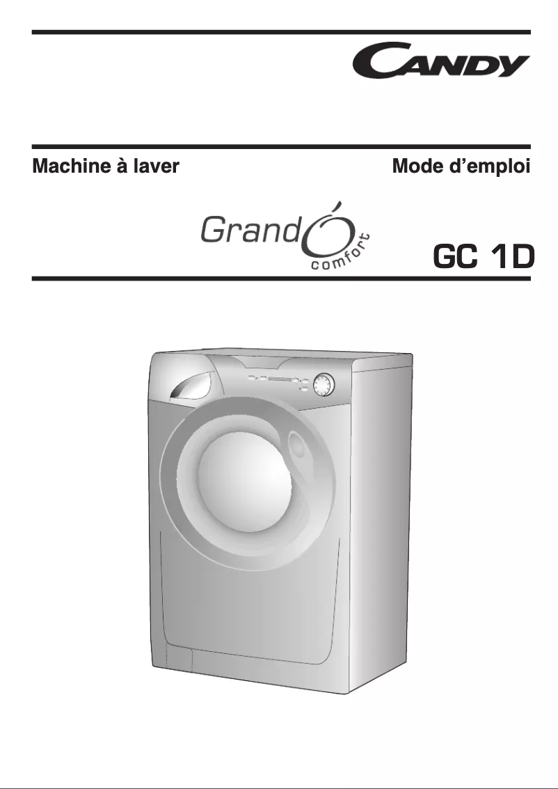 Page n°1 - Manuel utilisateur Candy GC 212110-47
