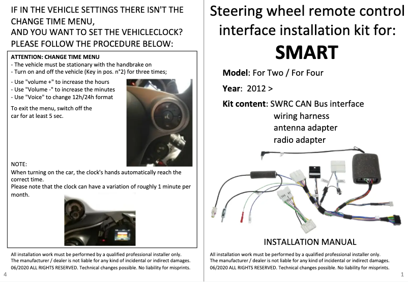 Image de la première page du manuel de l'appareil KIT-W997SMTB