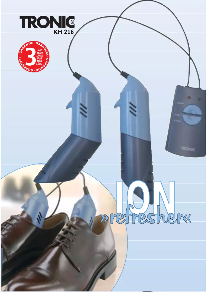 Page 1 de la notice Manuel utilisateur Tronic KH 216