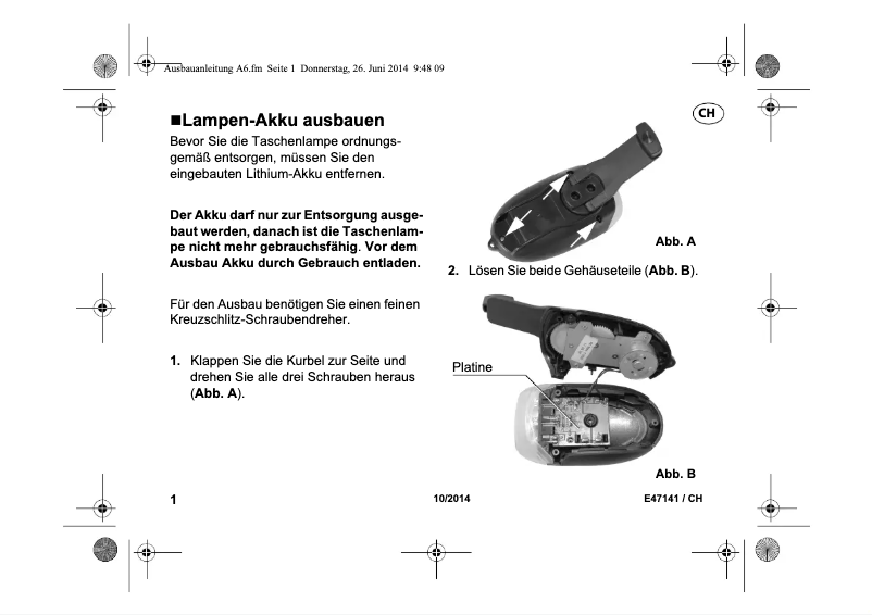 Page 1 de la notice Manuel utilisateur Oecolux ET-0278