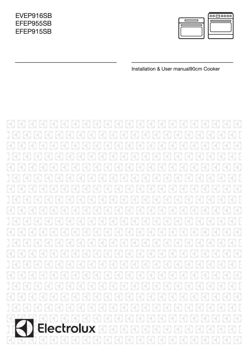 Image de la première page du manuel de l'appareil EFEP955SB