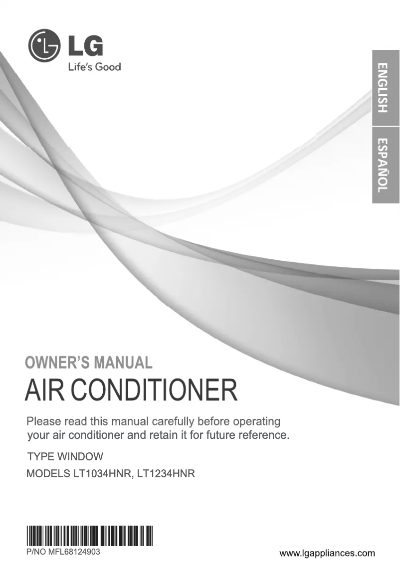 Image de la première page du manuel de l'appareil LT1034HNR