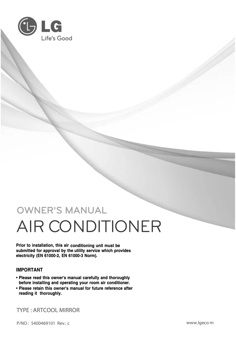 Page n°1 - Manuel utilisateur LG KSUH2468RM1